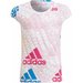 Koszulka juniorska Essentials Brand Love Adidas - biała