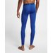 Spodnie kompresyjne męskie Pro Combat Tight Nike - niebieskie