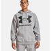 Bluza męska Rival Fleece Big Logo Hoodie Under Armour - szary melanż