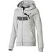 Bluza dziewczęca z kapturem Essentials Puma - jasny szary