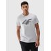 Koszulka męska TTSHM2257 4F - chłodny jasny szary melanż