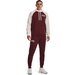 Spodnie męskie dresowe Rival Fleece WordMark Jogger Under Armour - bordowe