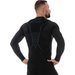 Longsleeve termoaktywny męski Thermo Brubeck - czarny/niebieski