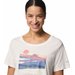Koszulka damska Ruby Springs Graphic Columbia - Sea Salt, Foggy Hillscape