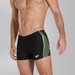 Kąpielówki męskie Placement Panel Aquashort Speedo - czarno-limonkowe