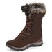 Buty zimowe, śniegowce Lady Newley Thermo Regatta - brązowe