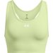 Biustonosz sportowy damski Vanish Seamless Mid Bra Under Armour - Retro Green/White