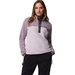 Bluza polarowa damska Benton Springs 1/2 Snap Pull Over II Columbia - avender pearl, shale purple, shark