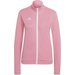 Bluza piłkarska damska Entrada 22 Track Jacket Adidas - różowa