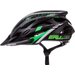 Kask rowerowy Gruver Meteor - czarno-zielony