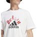 Koszulka męska Graphic Tee Adidas - biała/czerwona