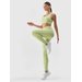 Legginsy damskie TFTIF306 4F - jasna zieleń