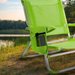 Krzesło plażowe z funkcją leżaka Sun Lite 2w1 Outtec - lime