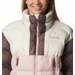 Kurtka puchowa damska Pike Lake II Cropped Columbia - Dusty Pink, Chalk, Basalt