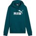 Bluza damska Essentials Logo Hoodie Fleece Puma - Cold Green