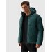 Kurtka puchowa męska TDJAM480 4F - ciemna zieleń
