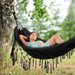 Hamak ogrodowy z frędzlami Boho Sois XXL Outtec - czarny