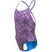Strój kąpielowy dziewczęcy Lace Up Back One Piece Nike Swim - fioletowy