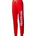 Spodnie dresowe damskie Training Essentials Linear Logo Reebok - instinct red