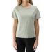 Koszulka damska 4FWSS24TTSHF1360 4F - jasna zieleń