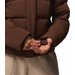 Kurtka puchowa z szelkami damska Amaze Puff Hooded Jacket Columbia - tobacco