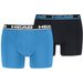 Bokserki męskie Basic 2 pary Head - black/blue