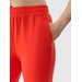 Spodnie dresowe damskie TFTRF0789 4F - czerwony