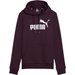 Bluza damska Essentials Logo Hoodie Fleece Puma - Midnight Plum