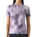 Koszulka rowerowa damska 4FSS24TFTSF489 4F - ciemny fiolet allover