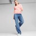 Bluza damska ESS+ Logo Lab Hoodie FL Puma - różowa