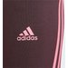 Legginsy juniorskie 3-Stripes Tight Adidas - bordowy