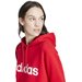 Bluza damska Essentials Linear Hoodie Adidas - Red