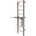Drabinka gimnastyczna 210x80 cm z drążkiem do ćwiczeń EH-DG06 + DA31 Endorfit - czarna
