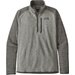 Bluza polarowa męska Better Sweater 1/4 Zip Fleece Patagonia - nickel/forge grey