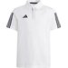 Koszulka juniorska polo Tiro 23 Competition Cotton Adidas - biała