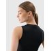 Bezrękawnik damski TSLEF132 4F - głęboka czerń