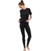 Legginsy termoaktywne damskie Active Warm Eco Odlo - black
