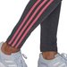 Legginsy damskie Loungewear Essentials 3-Stripes Adidas - szare