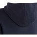 Bluza juniorska Big Logo Essentials Cotton Hoodie Adidas - granatowa
