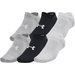 Skarpetki Essential No Show 6 par Under Armour - Black/Halo Gray