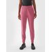 Spodnie dresowe damskie TFTRF689 4F - ciemny róż
