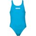 Strój kąpielowy dziewczęcy Solid Swim Tech Arena - błękitny