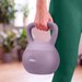 Miękki kettlebell FlexLift 10kg Gymtek - 10kg soft purple