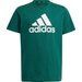 Koszulka juniorska Essentials Big Logo Cotton Tee Adidas - zielona