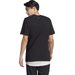 Koszulka męska Essentials Single Jersey Linear Embroidered Logo Tee Adidas - czarna