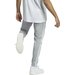 Spodnie dresowe męskie Essentials Stingle Jersey Tapered Open Hem 3-Stripse Adidas - szare
