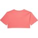 Koszulka, crop top damski 4FWSS24TTSHF1266 4F - łososiowy