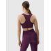 Biustonosz sportowy damski USBAF152 4F - ciemny fiolet