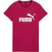 Koszulka damska ESS+ Metallic Logo Tee Puma - Magenta Gleam