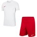 Komplet piłkarski męski Park VII + Park III Nike - biały/czerwony